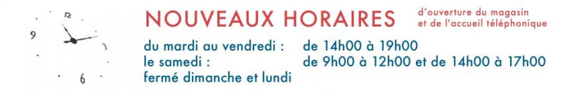 ... NOUVEAUX HORAIRES