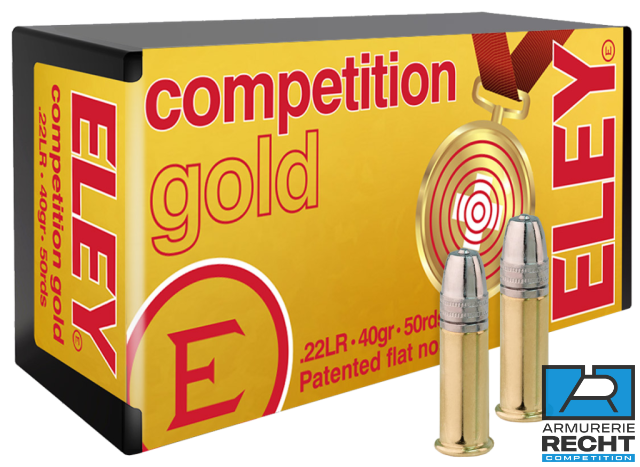 Cartouche .22lr - ELEY COMPETITION GOLD 