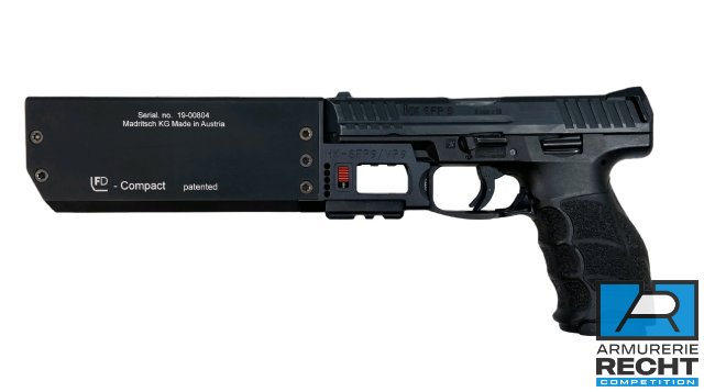 Moderateur de son Fischer-Development Compact pour pistolet H&K SFP9